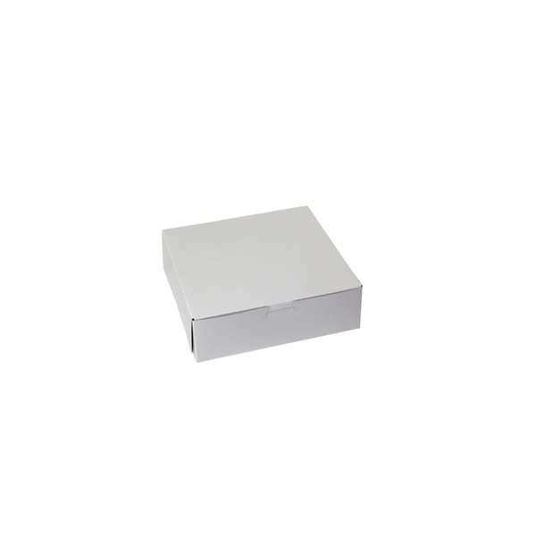 Boxit Boxit 8"x8"x2.5" White Lock Corner Bakery Box, PK250 882B-261